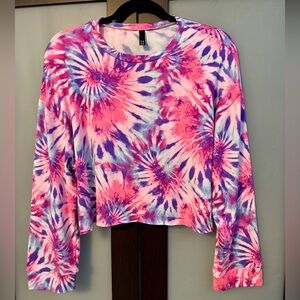 Tie-Dye Long Sleeve Top Size S/M